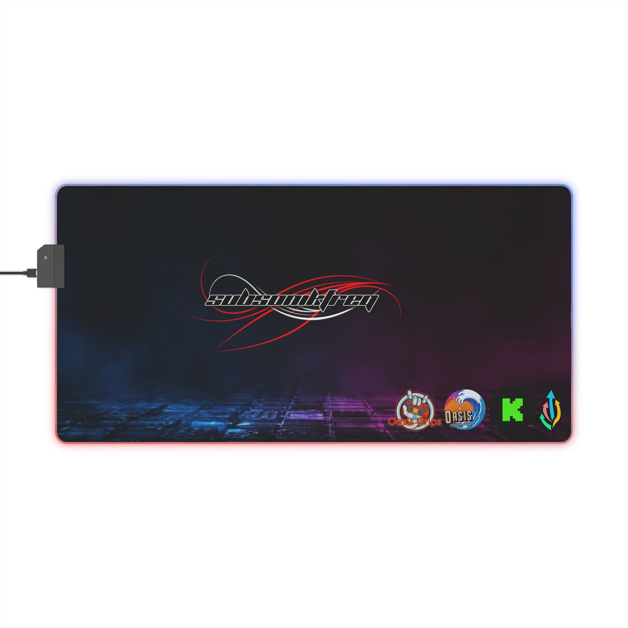 Subsonikfreq LED Gaming Mouse Pad