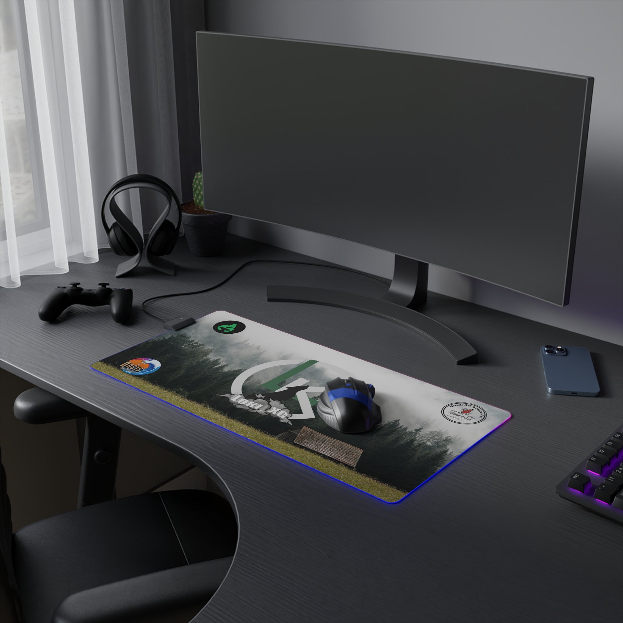 TTV Loki LED Gaming Mouse Pad