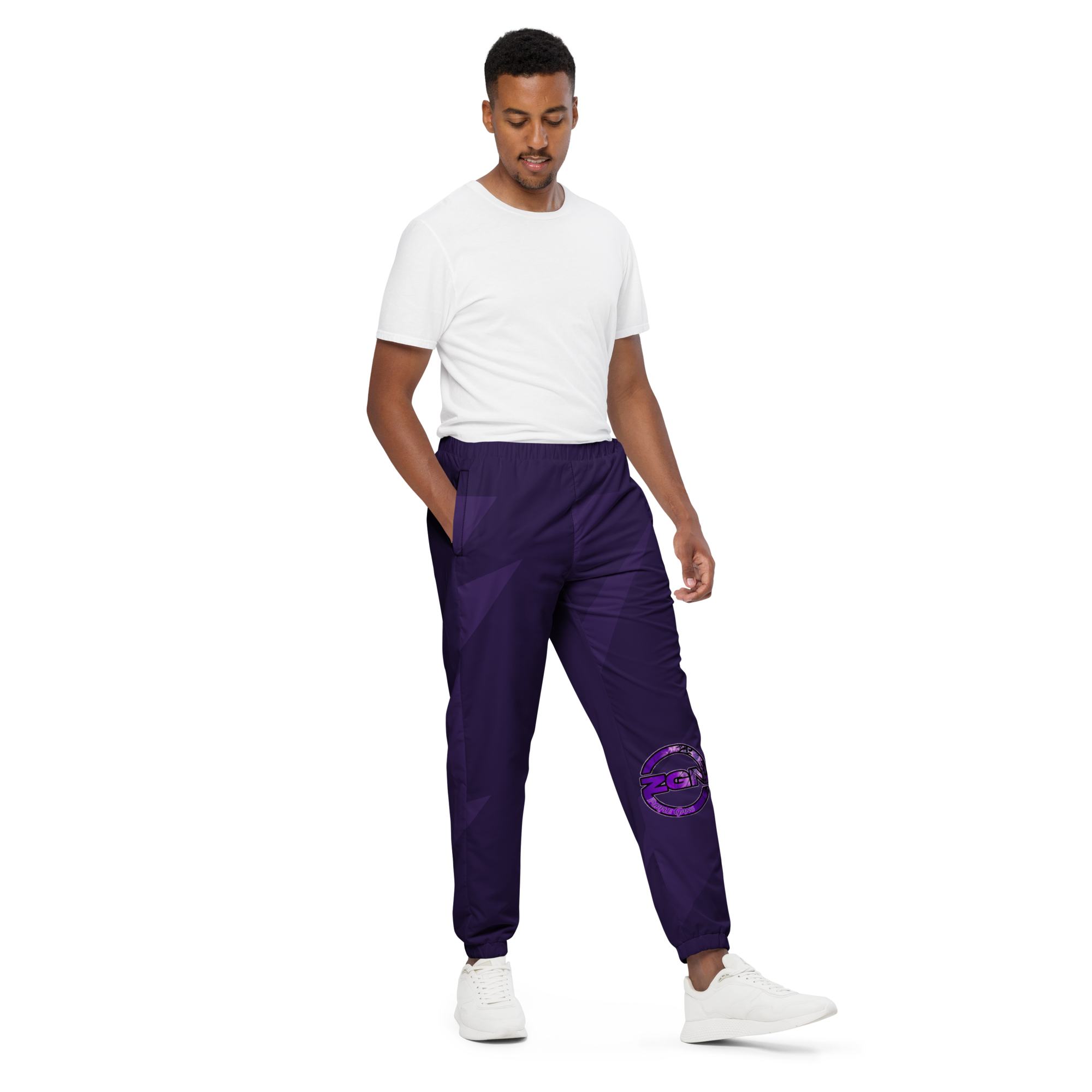 Purple Gang track pants