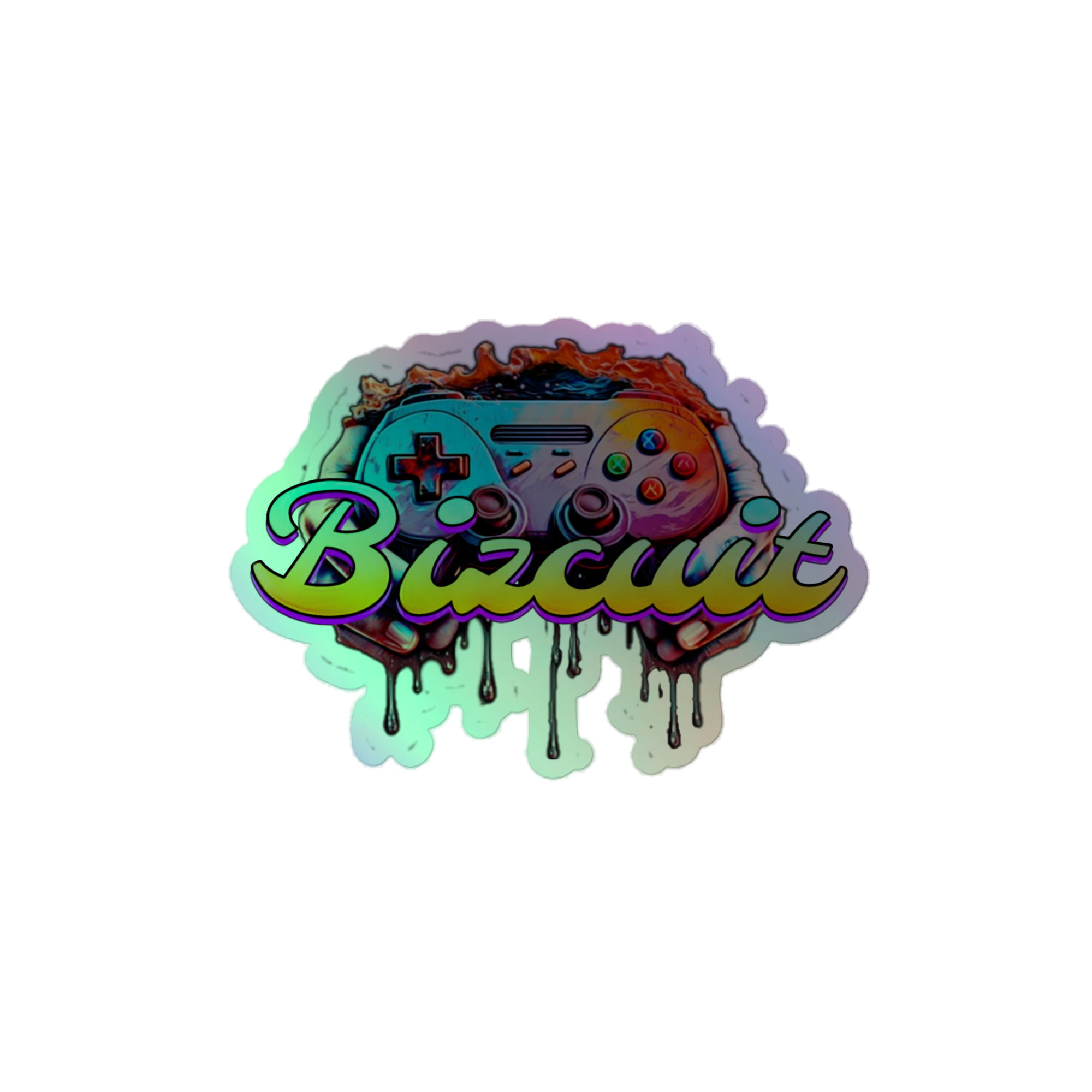 Biscuit Holographic stickers