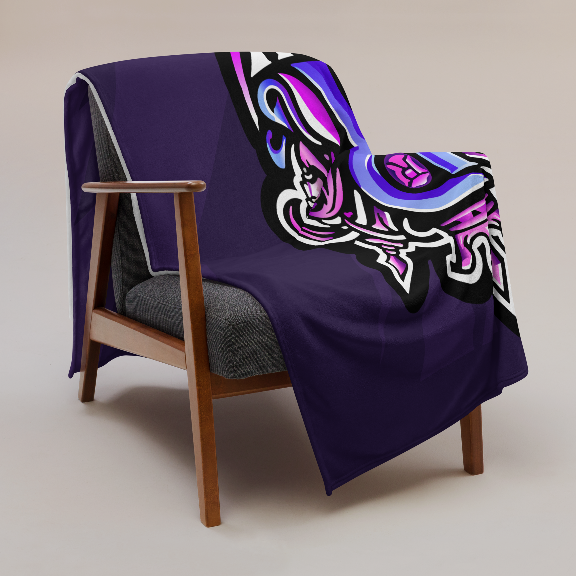 Reborn Royalty Throw Blanket